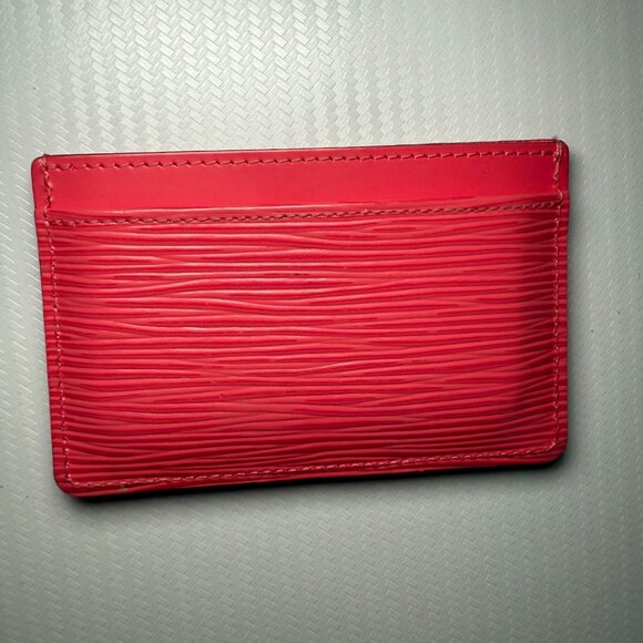 Louis Vuitton Epi Leather Card Holder – Pink - Picture 3 of 6